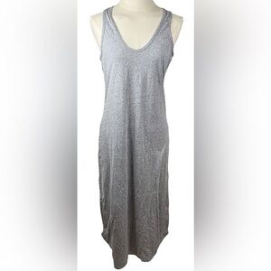 NWT - J.Crew Racerback Midi Tank Dress in Heather Gray Size XS